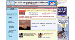 Desktop Screenshot of christliche-themen.de
